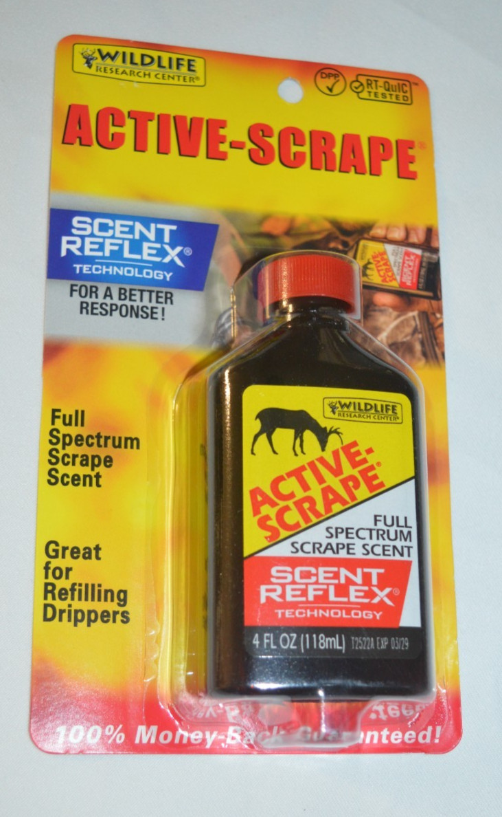 WILDLIFE RESEARCH CENTER ACTIVE-SCRAPE FULL SEPECTRUM SCRAPE SCENT 4 OZ.