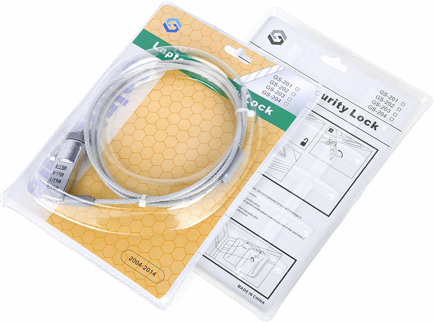 Enover Notebook Combination Laptop Computer Lock and Security Cable - NEW! FAST!