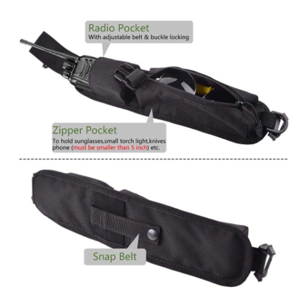 Tactical Shoulder Strap Backpack Accessory Bag Pouch Molle Outdoor Camping Kits