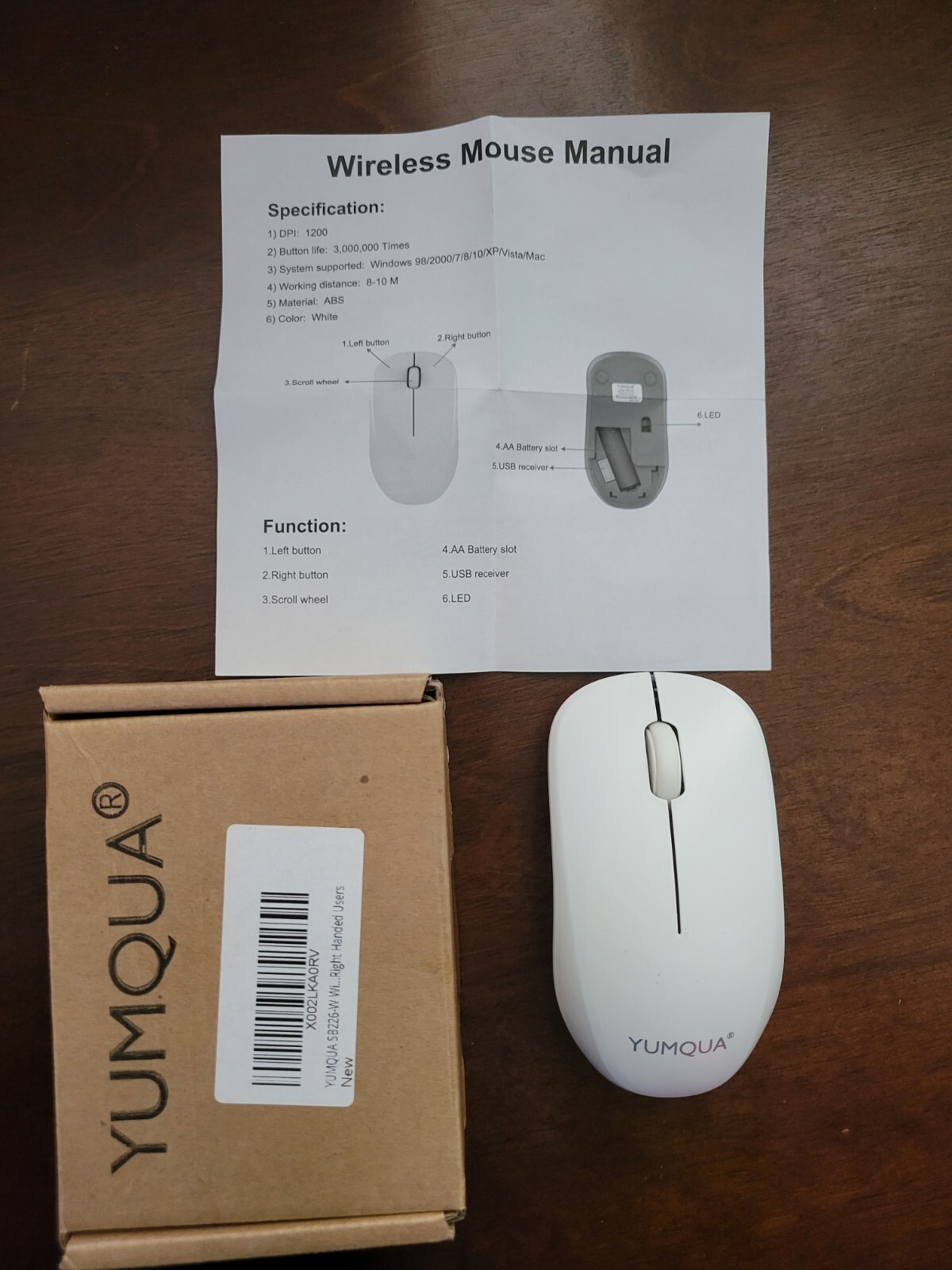 Yumqua Wireless Mouse
