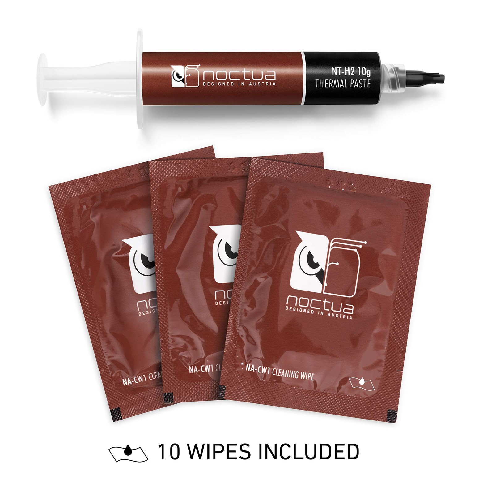 NT-H2 10g, Thermal Computer Paste incl. 10 Cleaning Wipes (10g)