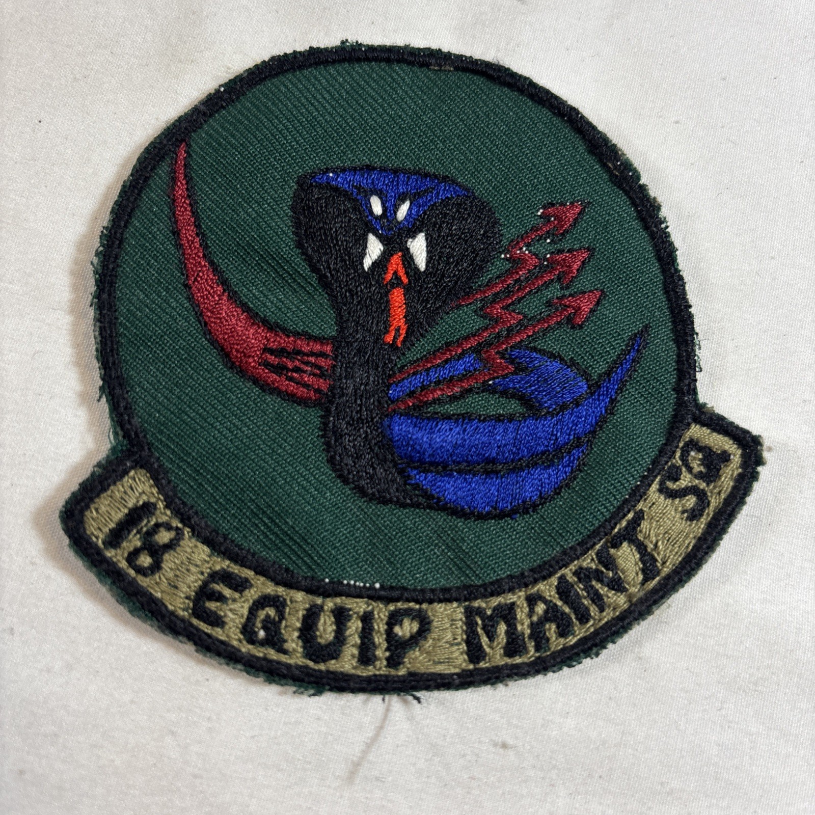 USAF 18th Equipment Maintenance Squadron Subdued Patch Kadena AB