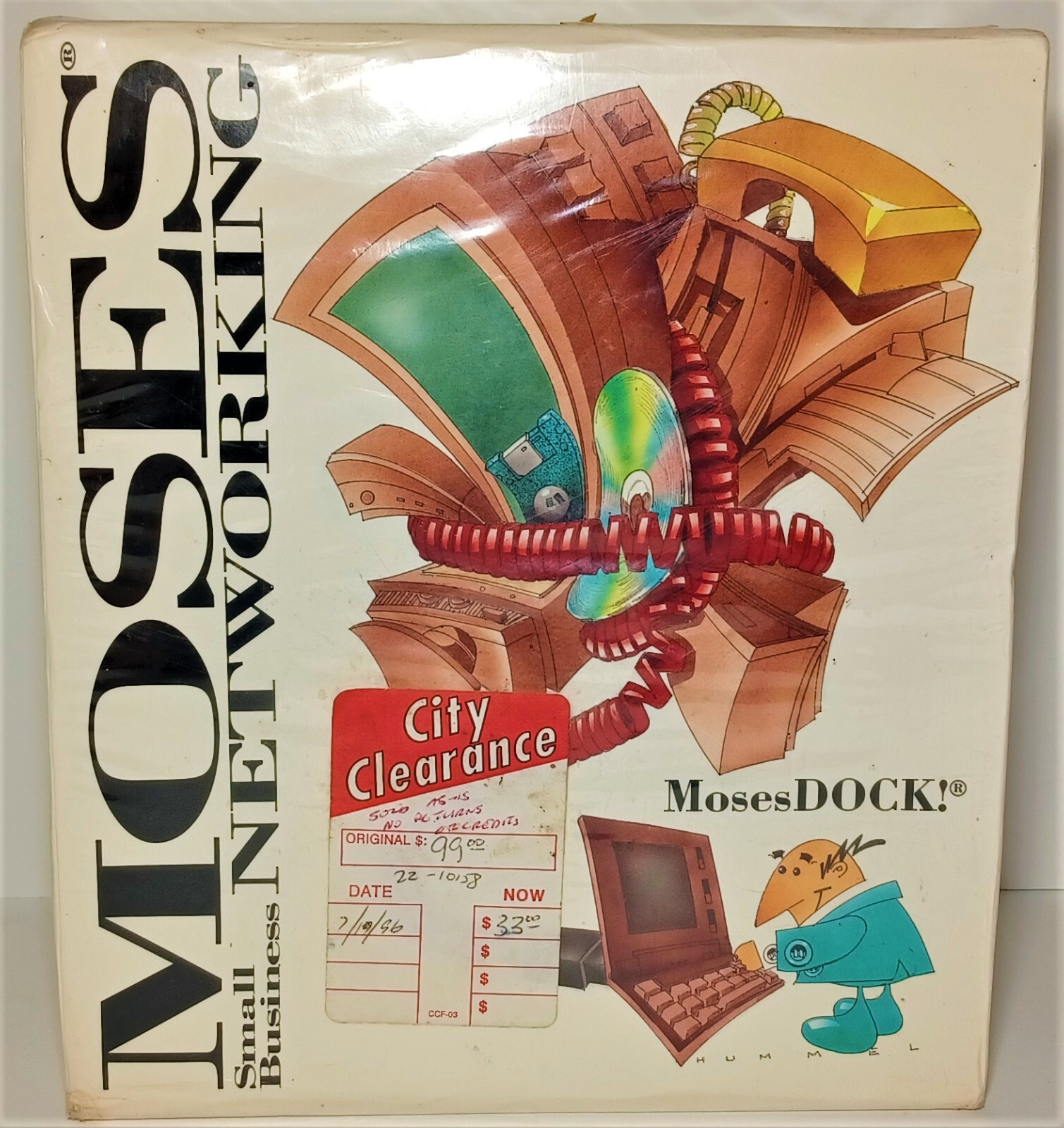 Vtg 1993 MosesDock Moses Computer Networking Docking System Factory Sealed