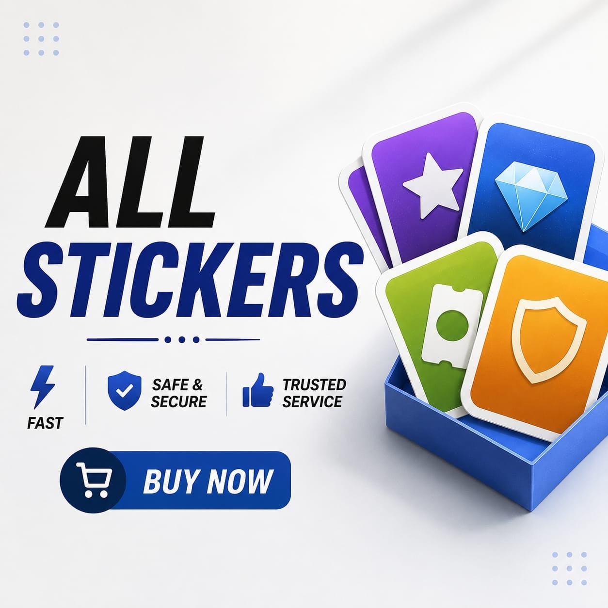 MOGO Stickers Go ( ALL 1-6⭐) Sticker FAST DELIVERY⚡24/7