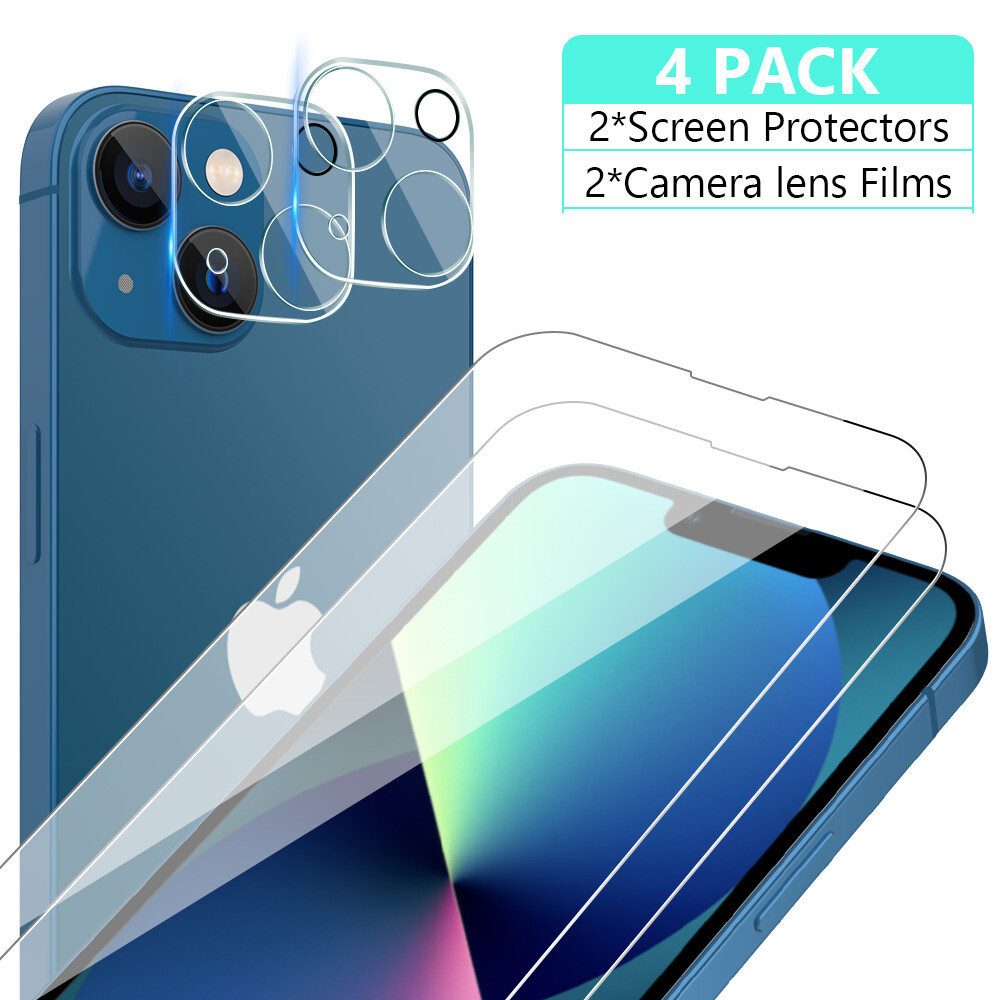 For iPhone 13 12 11 Pro Max Mini Tempered Glass Screen Camera Lens Protector
