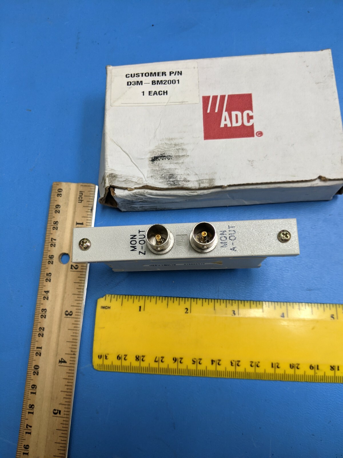 CONNECTOR ADC DS3 BNC MONITOR MODULE , ADC D3M-BM2001 ( ONE )
