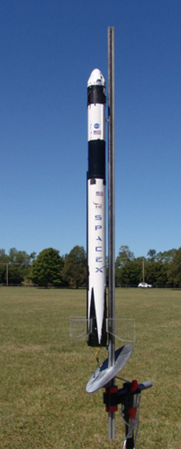 SUPER SUMMER SALE!!   Falcon 9 Flying Rocket Model Kit  1/48 -  3D Nose 5 Motors