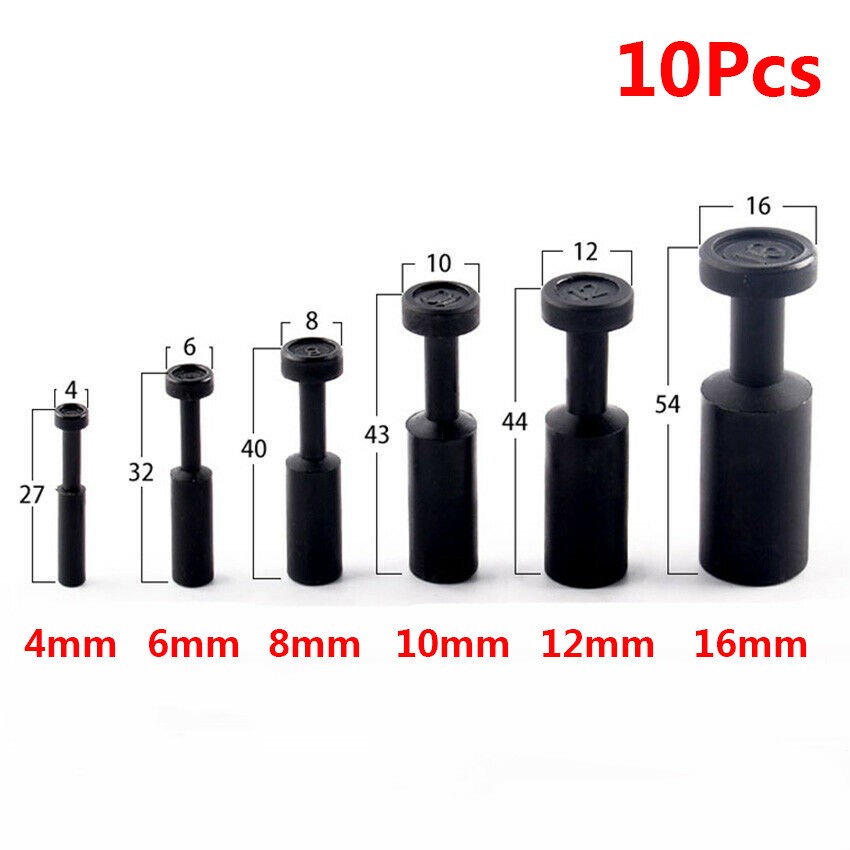 10pcs Plastic Blanking Plug for Pneumatic Push-In Fittings Connector 4mm to 16mm