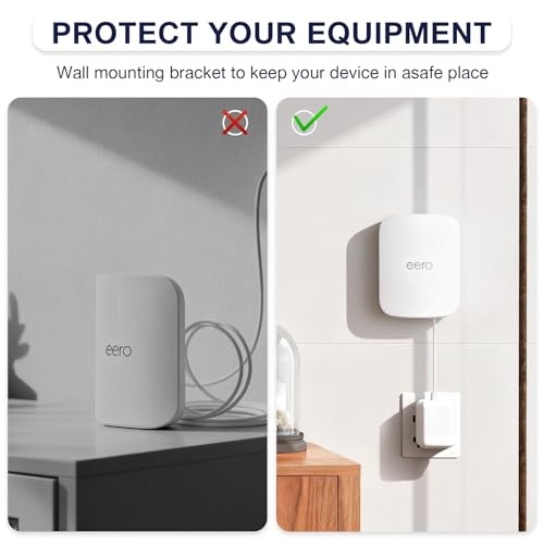 Wall Mount Bracket for eero Pro 7 Router Bracket Holder - No Messy Wires