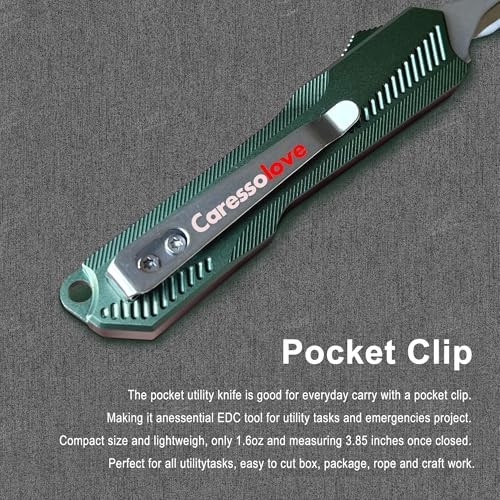 Self-Retracting Utility Knife - EDC Folding Scalpel, 5PCS Auto Retractable Blade