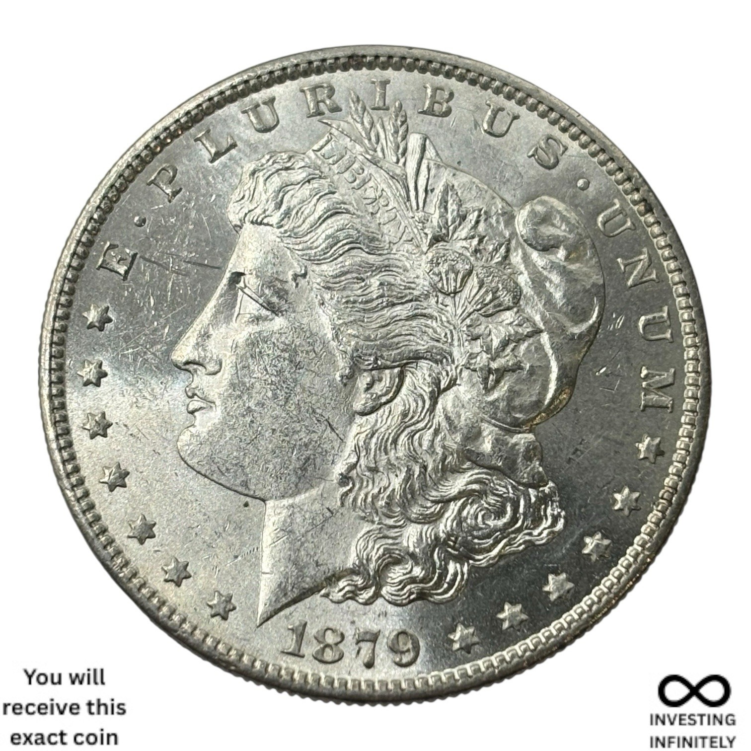 1879 S Morgan Dollar X-1054