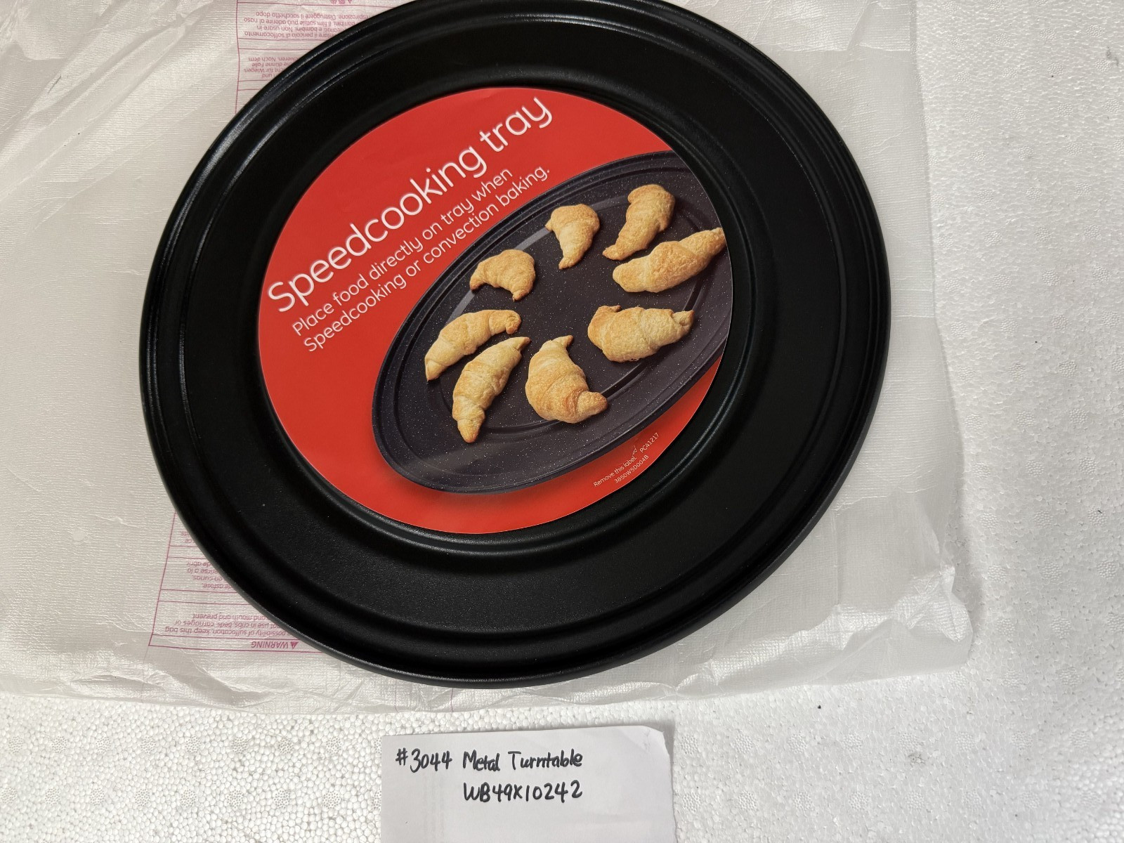 WB49X10242 Metal Tray for GE ZSB9231N1SS Built-in Microwave Oven M-Shelf 16”