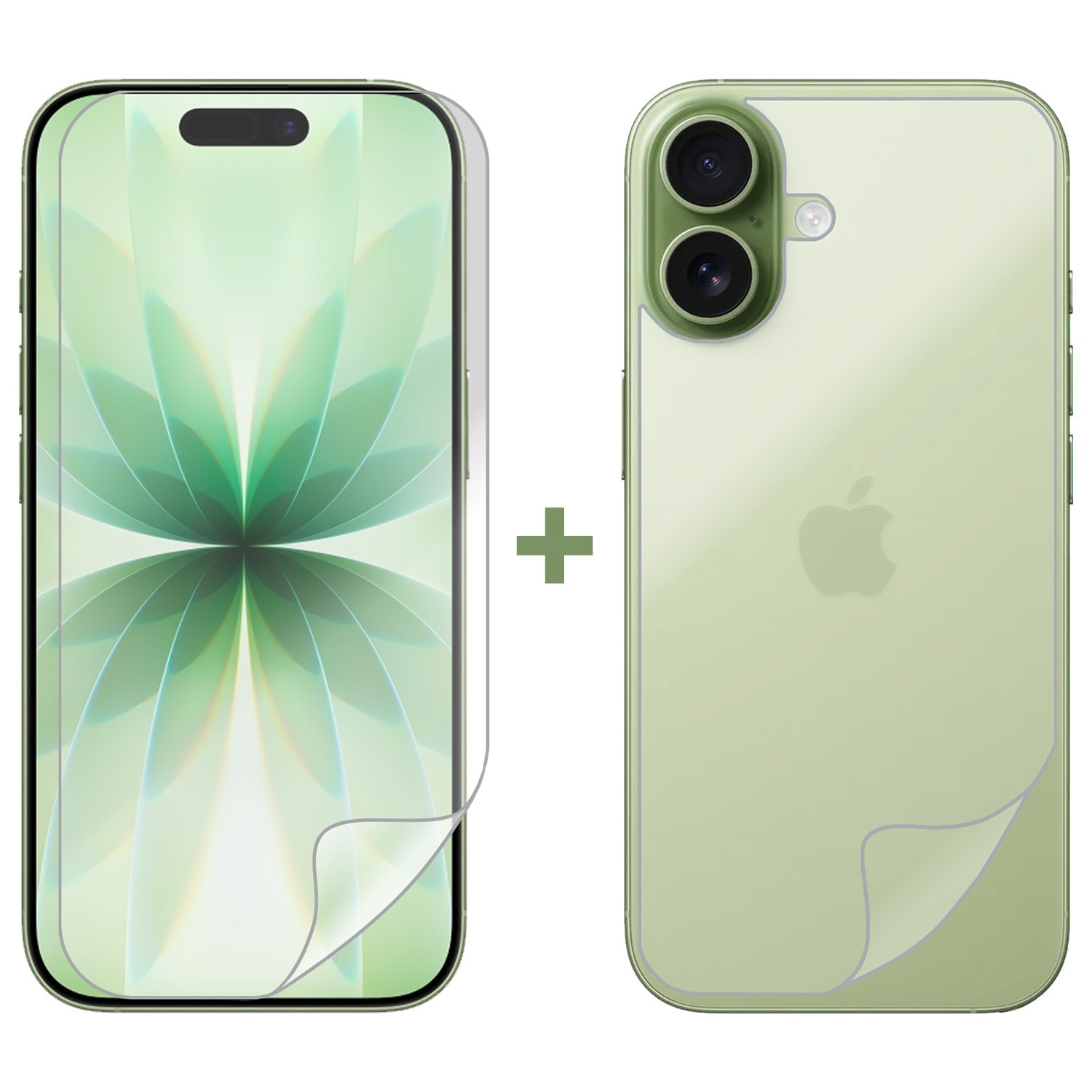 Soft PET Film Screen Protector Guard for Apple iPhone 17 Front and Back