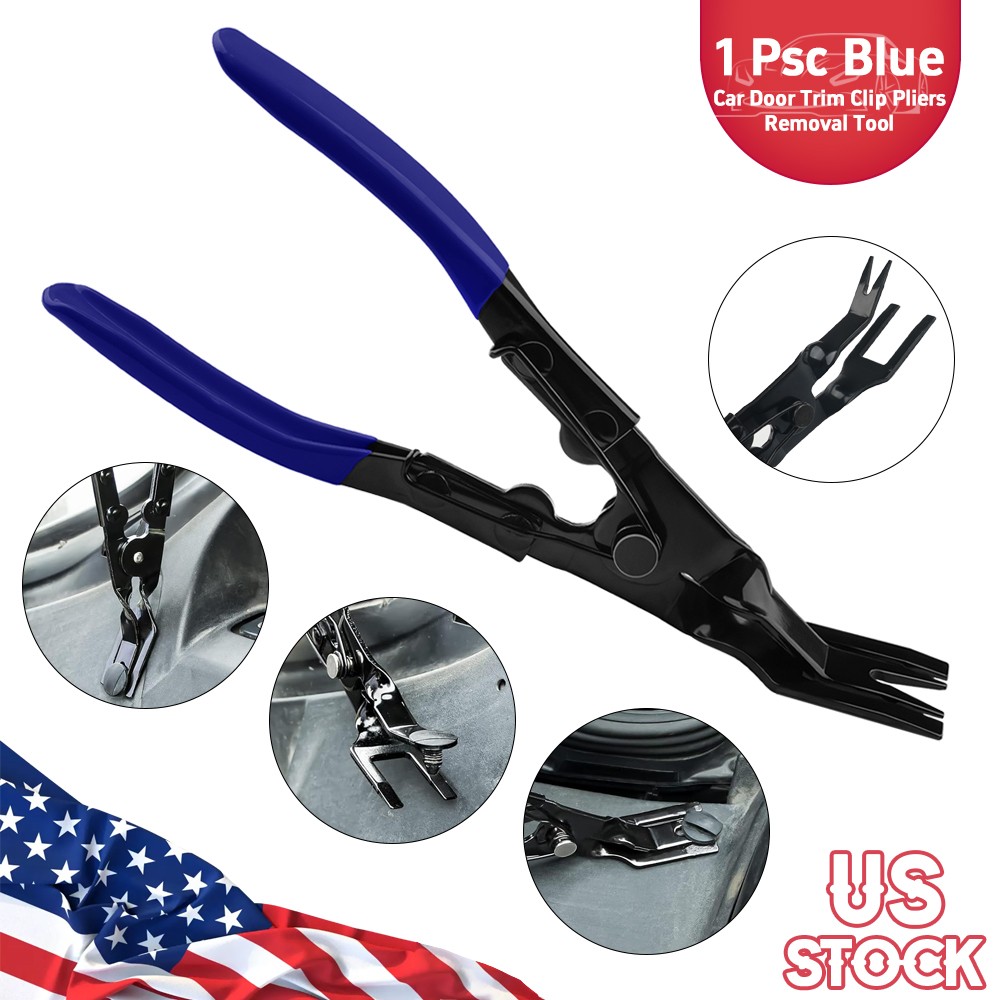 Trim Clip Removal Plier Car Tool Van Door Panel Headlight Upholstery Repair Tool