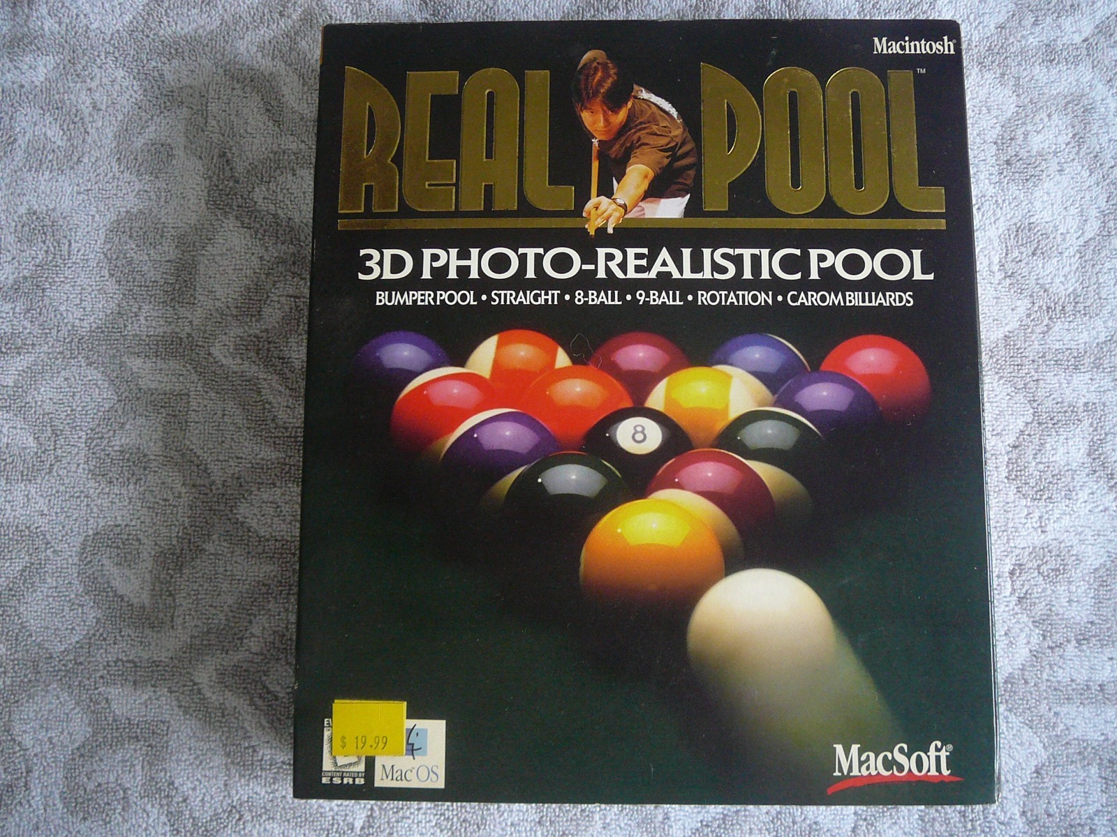 Real Pool  • Big Box MAC Game SEALED!