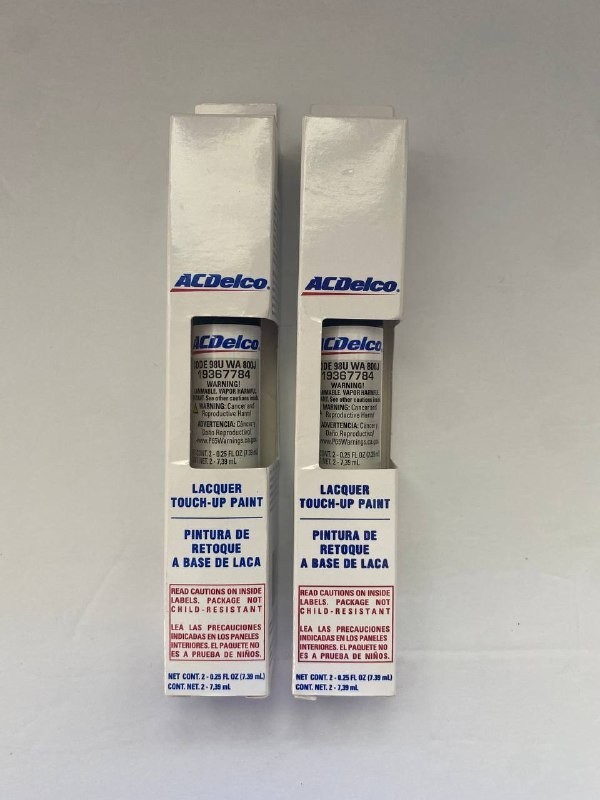 (2) ACDelco-19367784-PAINTTOUCH-UP TUBE