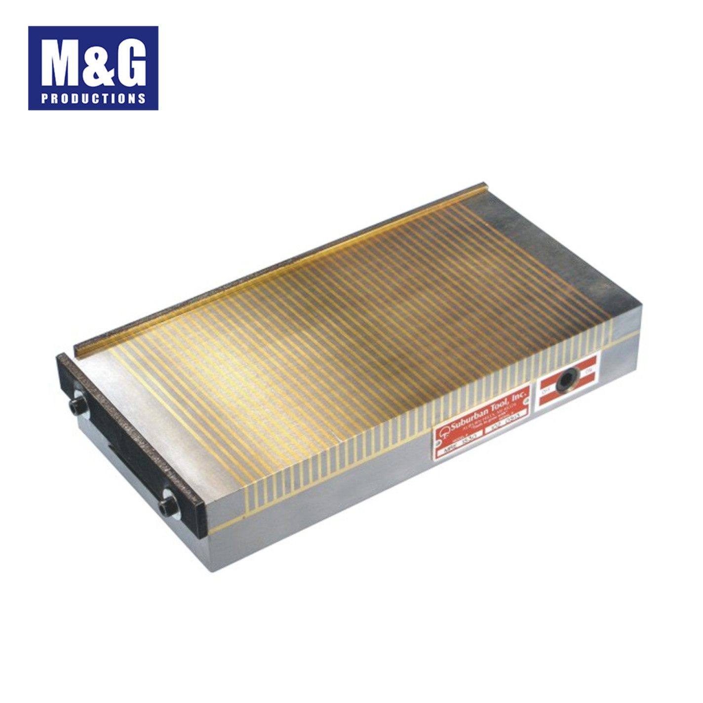 Rectagular Fine Pole Permanent Magnetic Chuck Dia.6"x18"
