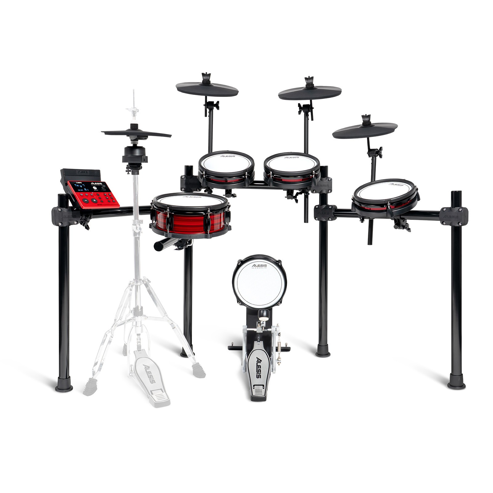 Alesis NITRO ULTIMATE 9-Piece Electronic Drum Set Kit with Bluetooth