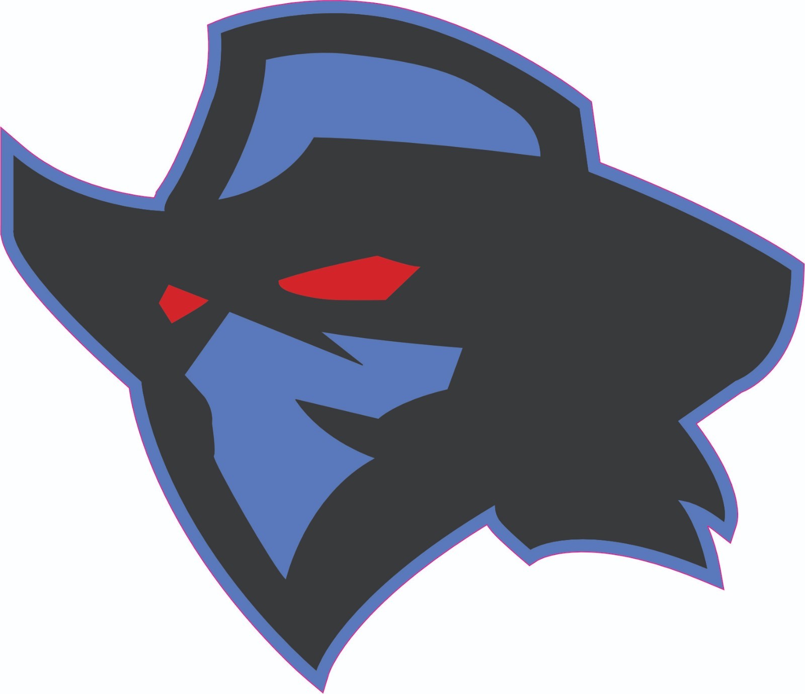 Renegades Inspired Full Size Football Helmet Decals with Stripe