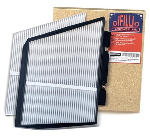 Cabin Air Filter for Ram ProMaster 1500, ProMaster 2500, ProMaster 3500 Black