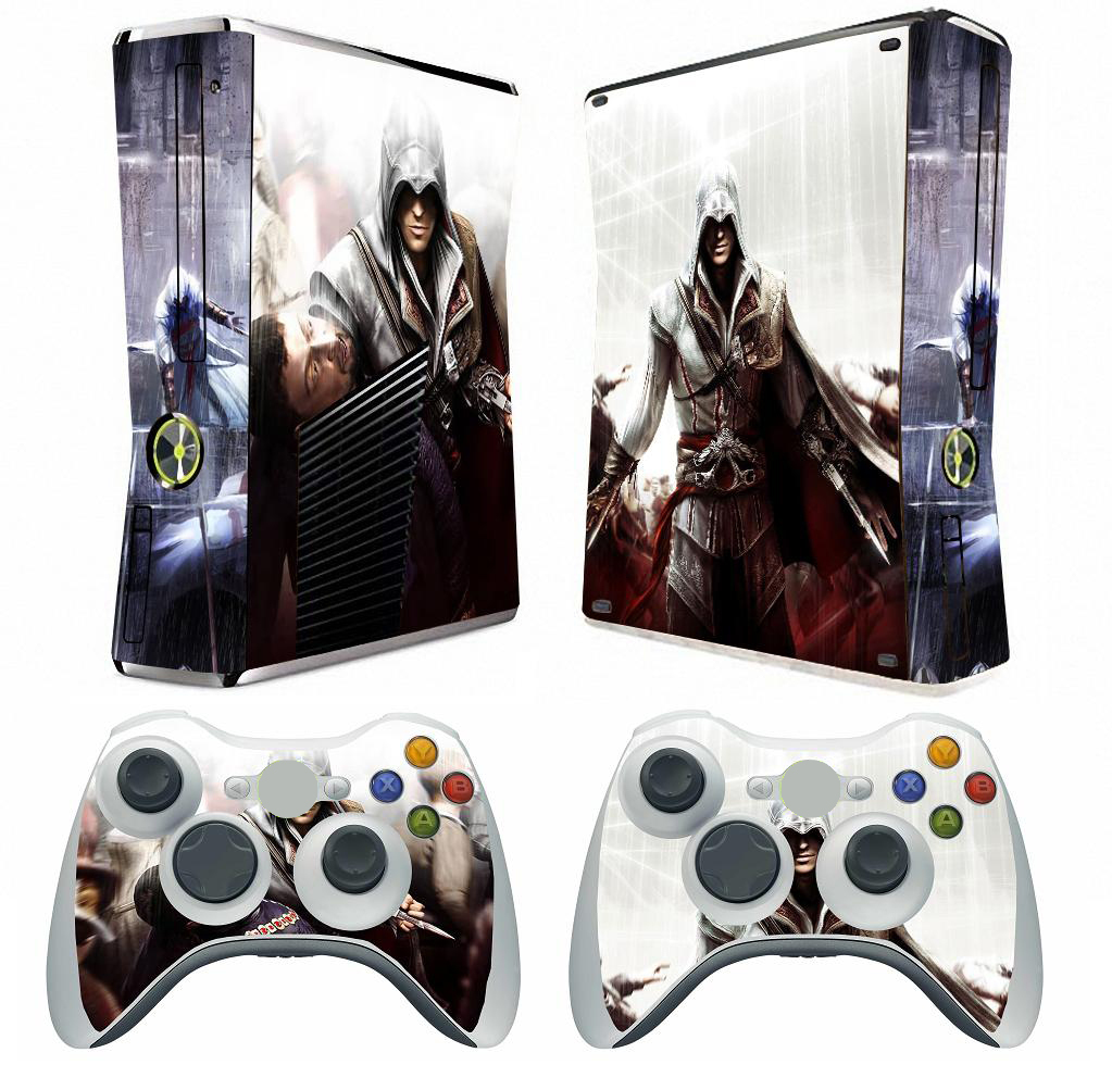 X37 Vinyl Decal Skin Sticker for Xbox360 slim and 2 controller skins