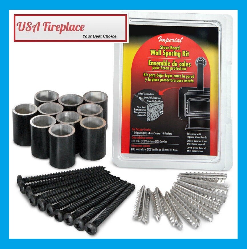IMPERIAL - BM0134-A Stove Board Wall Spacing Kit - FREE USA SHIPPING!