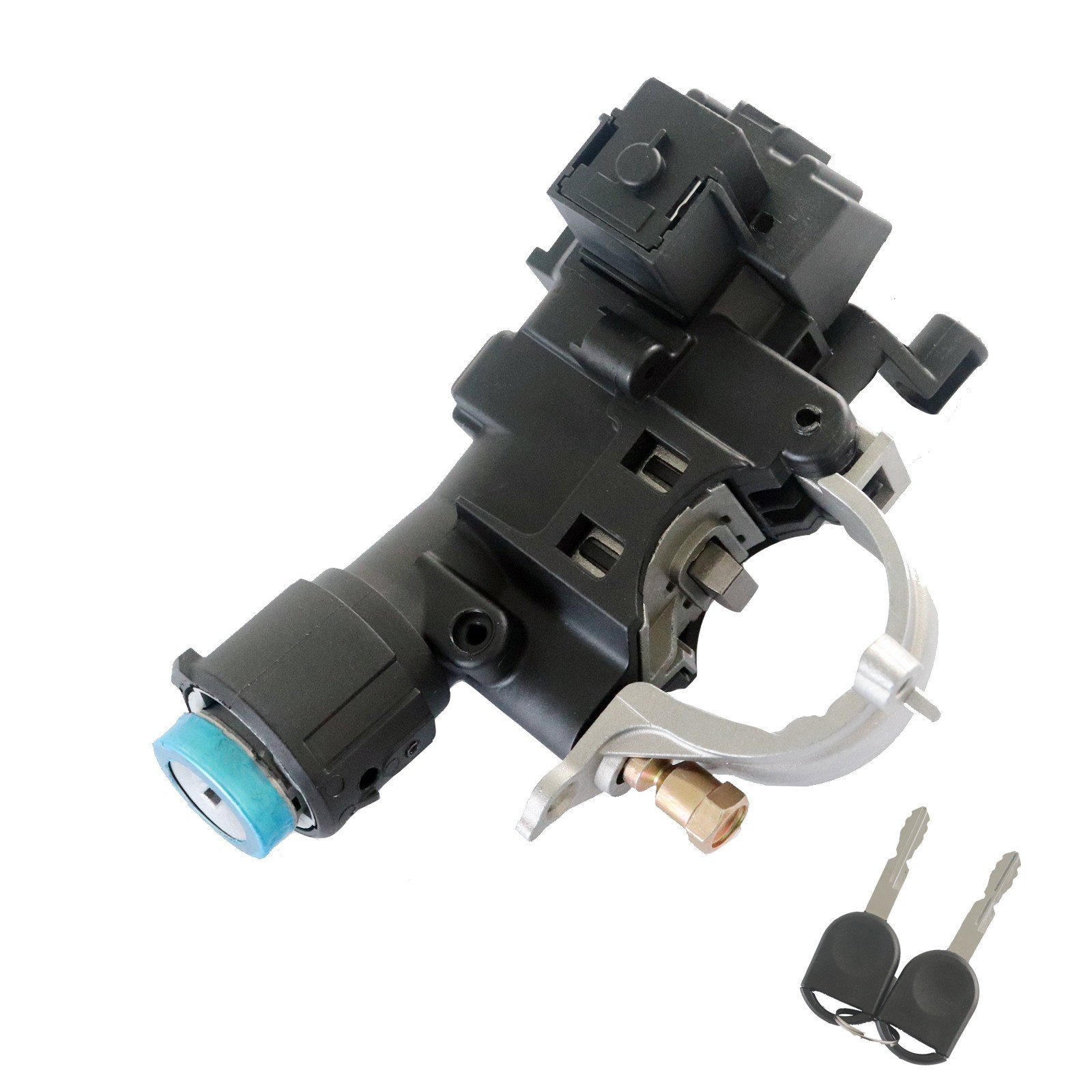 Ignition Lock Cylinder Assembly W/ Chip Keys For 08-11 Ford Focus Escape Mercury