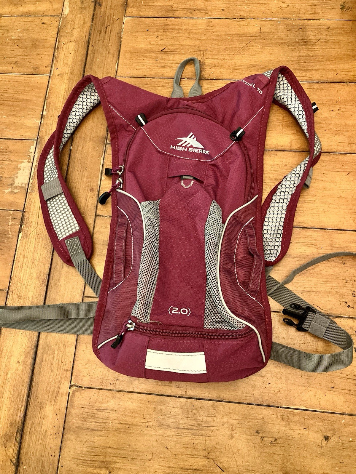 High Sierra Propel 70 Hydration Pack 2.0L Backpack Magenta Pink Hiking Camping