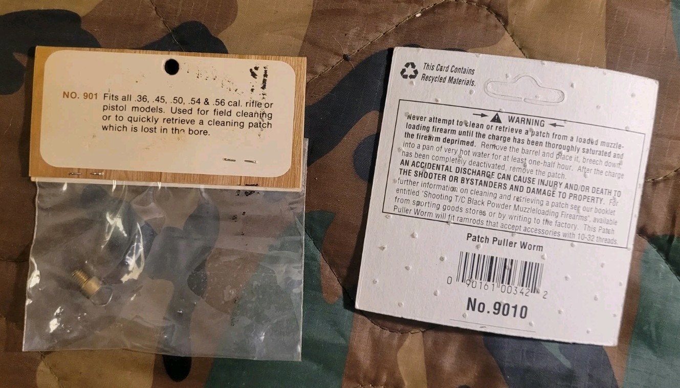 Thompson Center Worm Patch Puller X2 For 36-58 Caliber Muzzleloaders