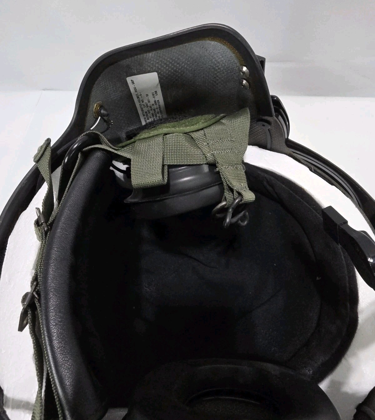 GENTEX HGU-56/P Aircrew Integrated Helmet System with Comms. Earplugs Medium
