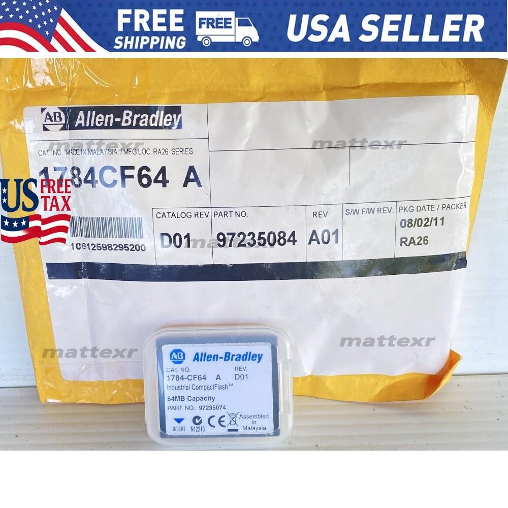 Allen-Bradley 1784-CF64 Memory Card 1784CF64 NEW AB 1PC US Free Tax