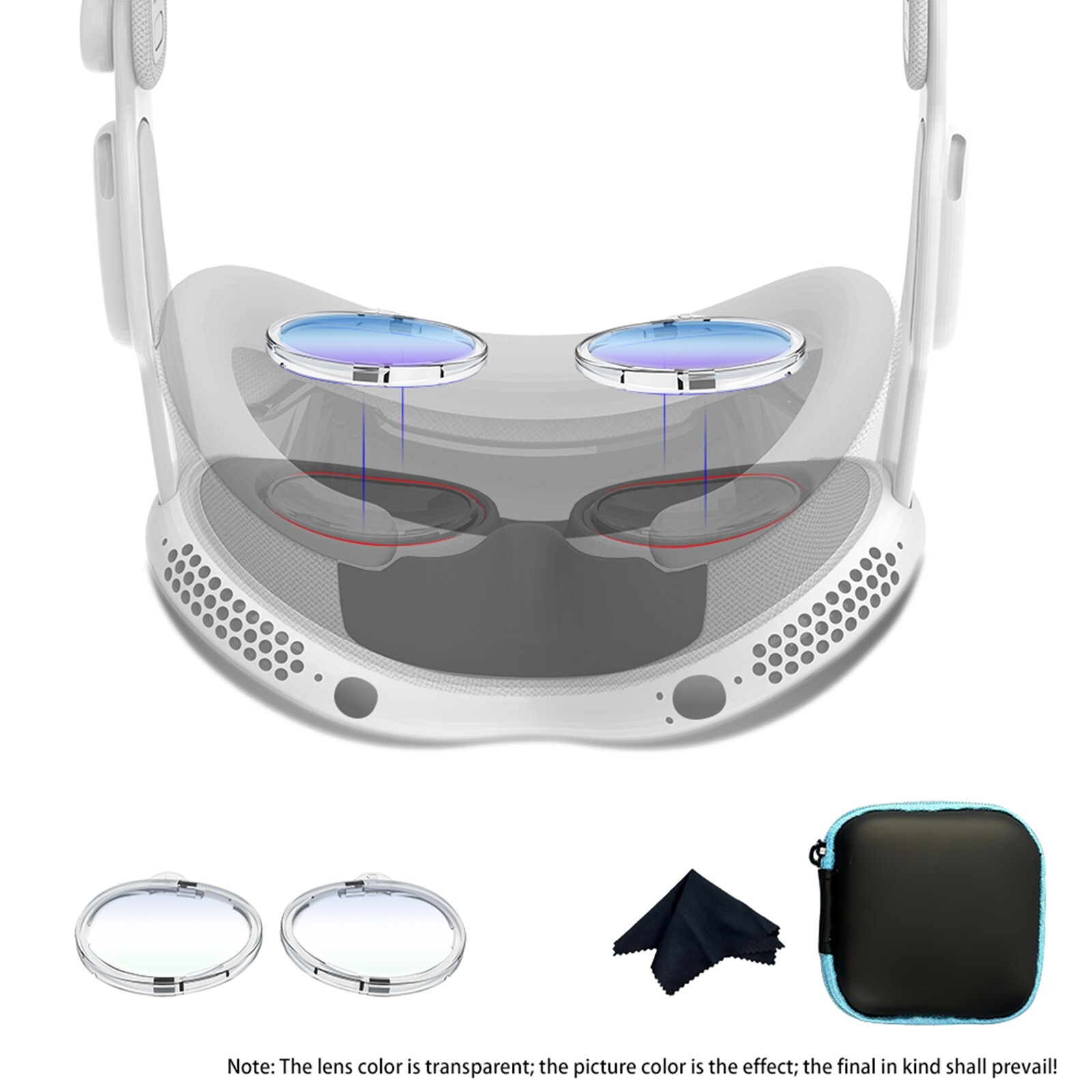 For Vision Pro VR Lens Protector Magnetic Anti-blue Light Lens Glasses Frame