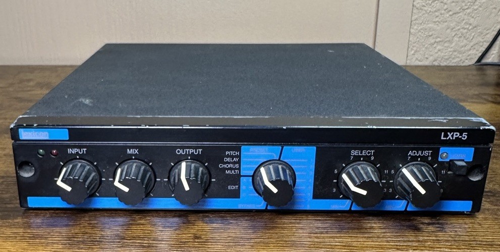 Lexicon LXP-5, Stereo Effects Processor, Delay, Chorus, Pitch, Vintage Unit