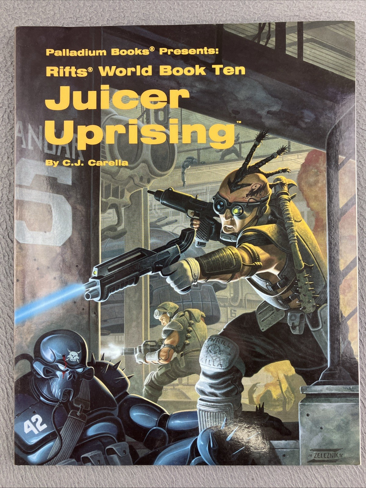 Rifts World Book 10 Juicer Uprising Palladium Books Illustrates RPG FANTASY