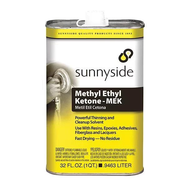 SUNNYSIDE Methyl Ethyl Ketone MEK 1 Quart Thinning and Clean Up Solvent NEW