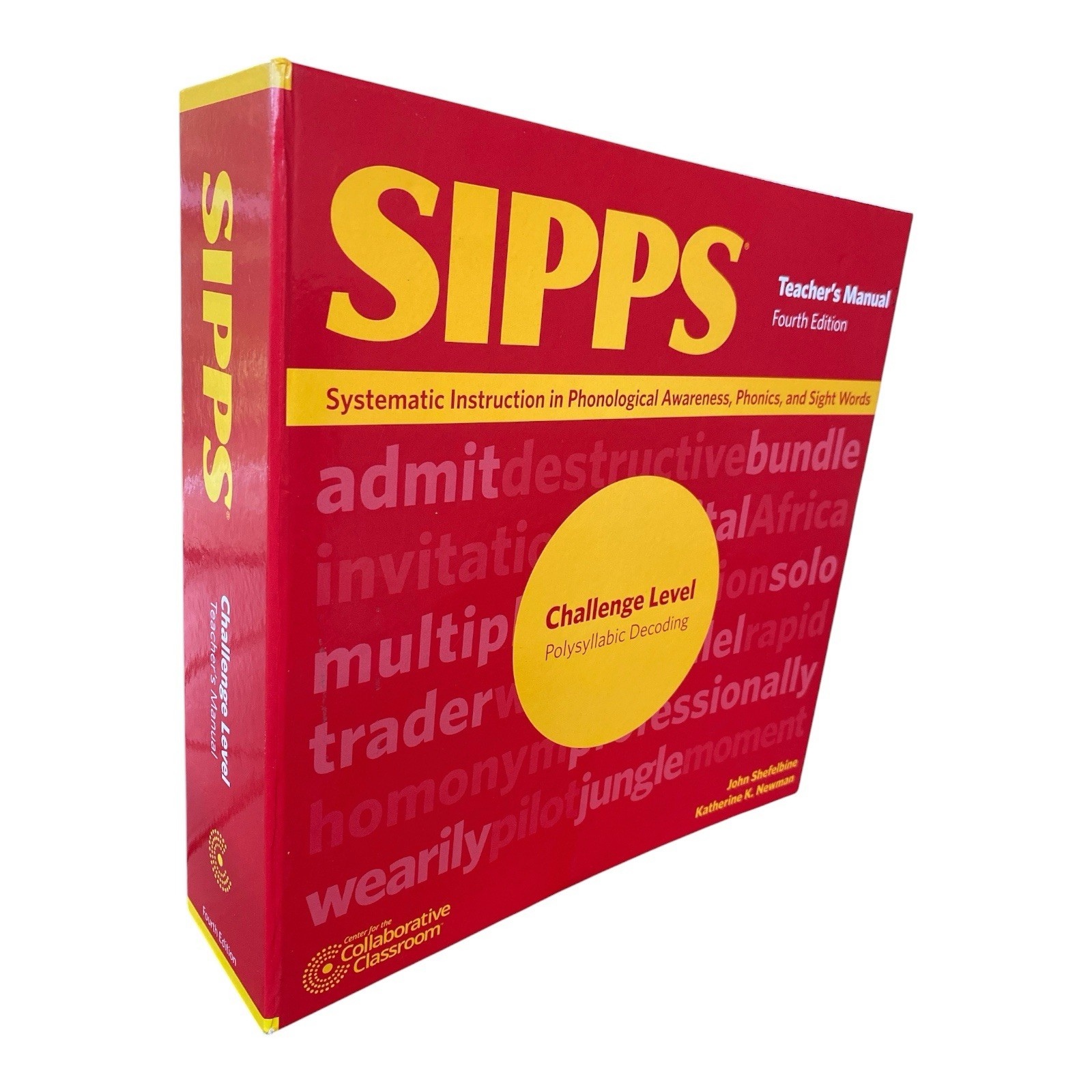 SIPPS Challenge Level 4th Edition Teacher’s Manual Reading Intervention