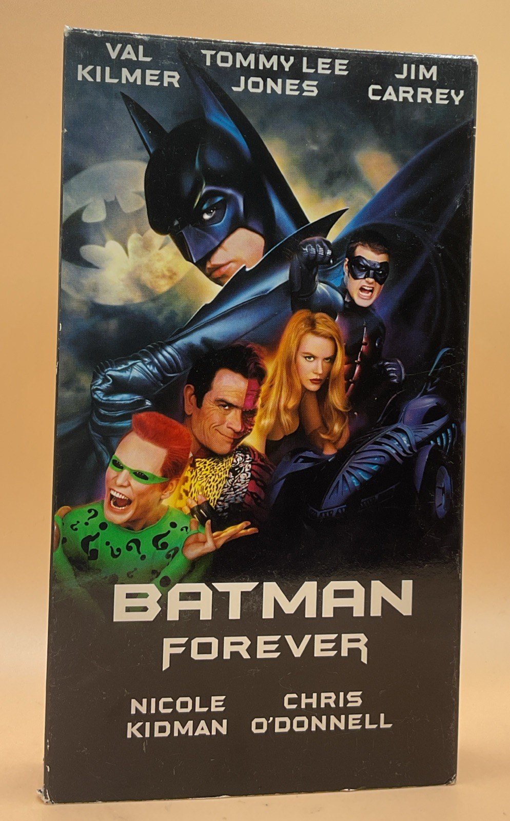 Batman Forever VHS 1995 Val Kilmer Jim Carrey Acceptable-G Condition