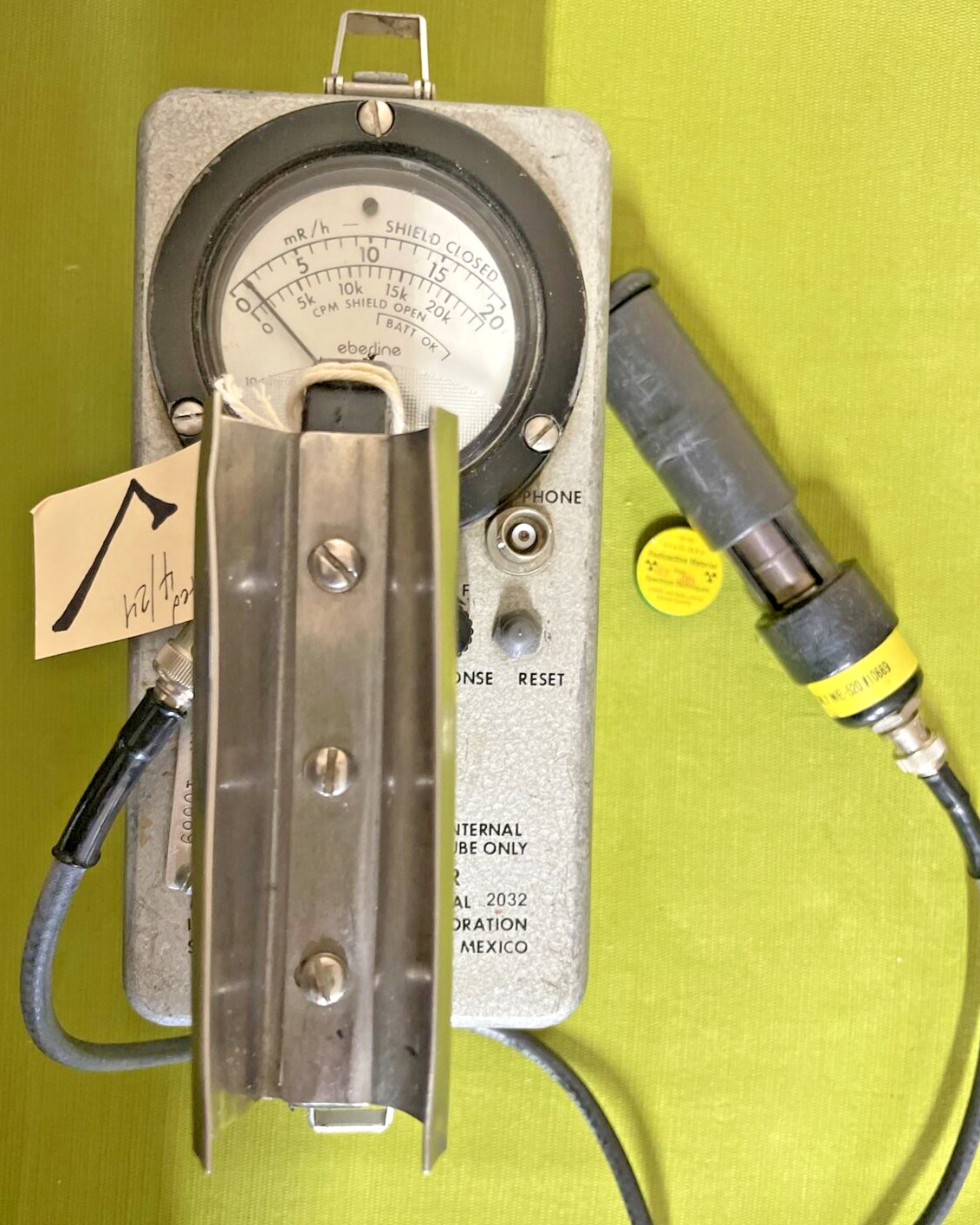 Eberline E520 Radiation Geiger Counter Meter with HP270 Probe