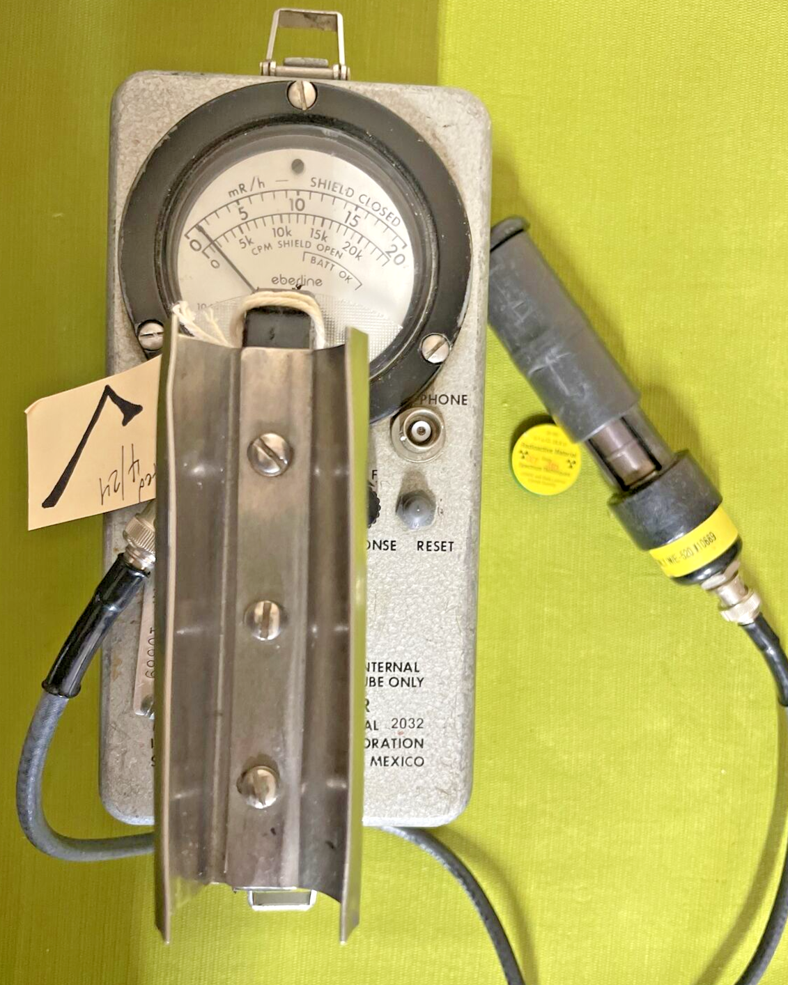 Eberline E520 Radiation Geiger Counter Meter with HP270 Probe