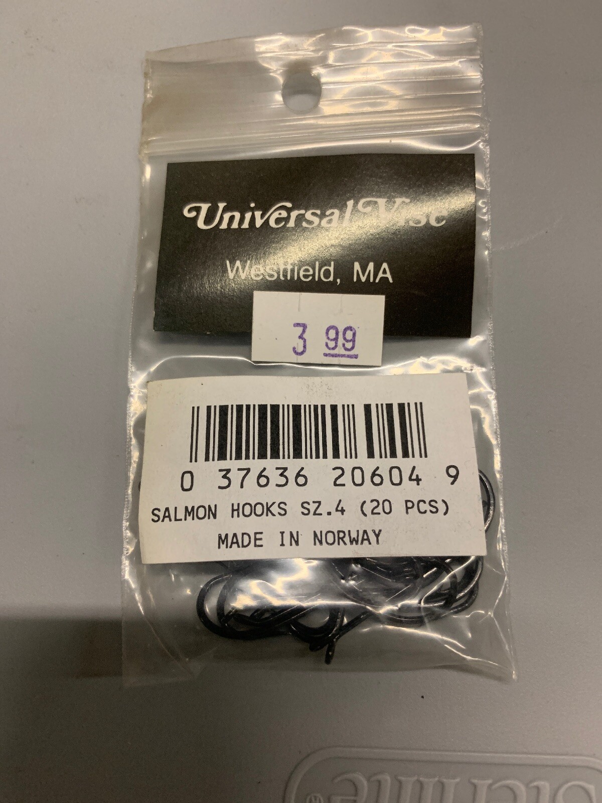 Universal Vise Salmon Fly Tying Hooks Size 4