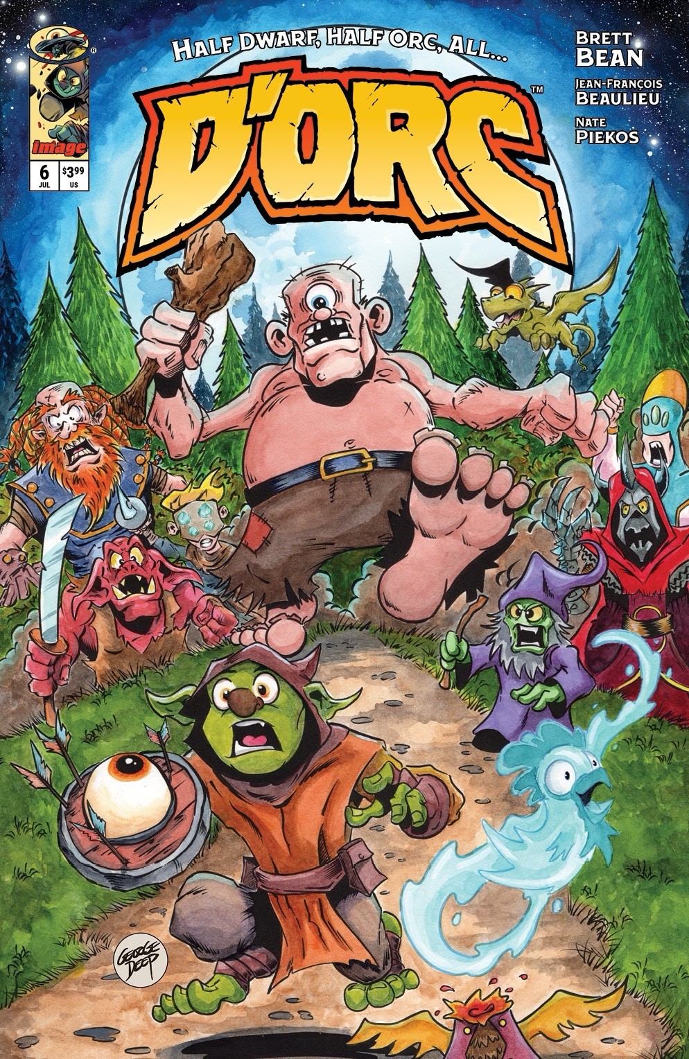 D’Orc 6 Spineworks Comics & The Pop Mosaic Exclusive, George Deep CVR Ltd To 500