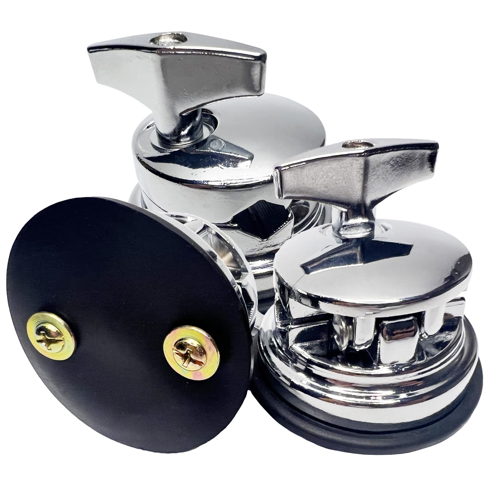 3pcs Floor Tom Drum Leg Bracket Mount, Drum Holder Base Plate Rack Clamp, Tom...