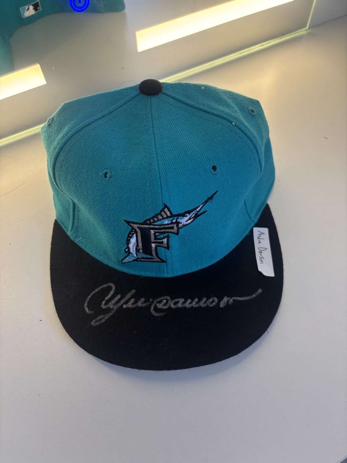 Andre Dawson Signed Marlins Hat