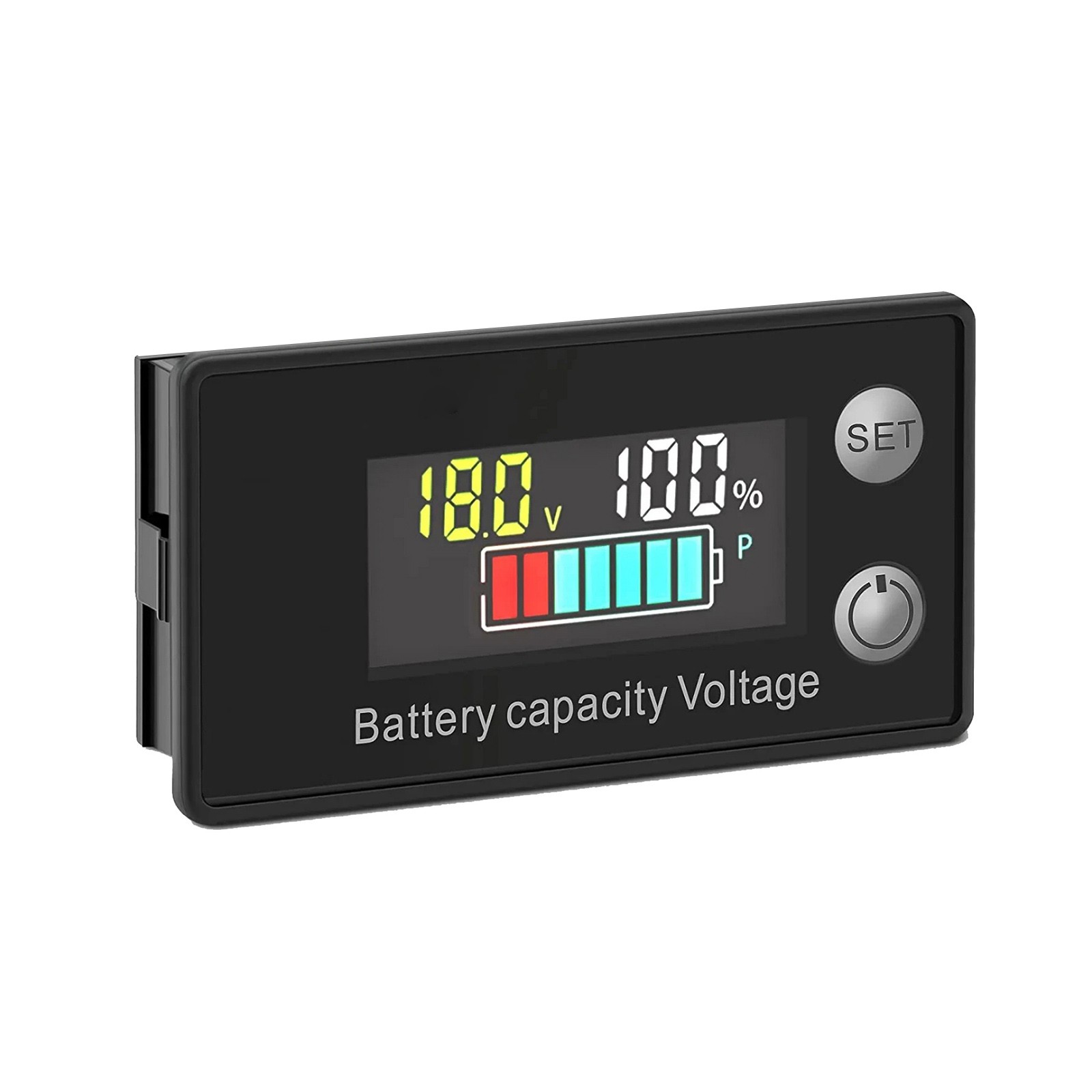 High Quality LCD Display DC Battery Monitor Meter 12v 24v 36v 48v 60v 72v New