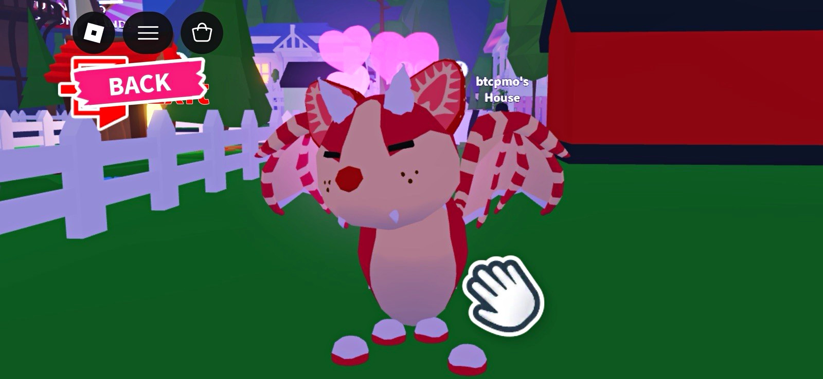 Adopt Me! Strawberry Shortcake Bat Dragon Fly Ride