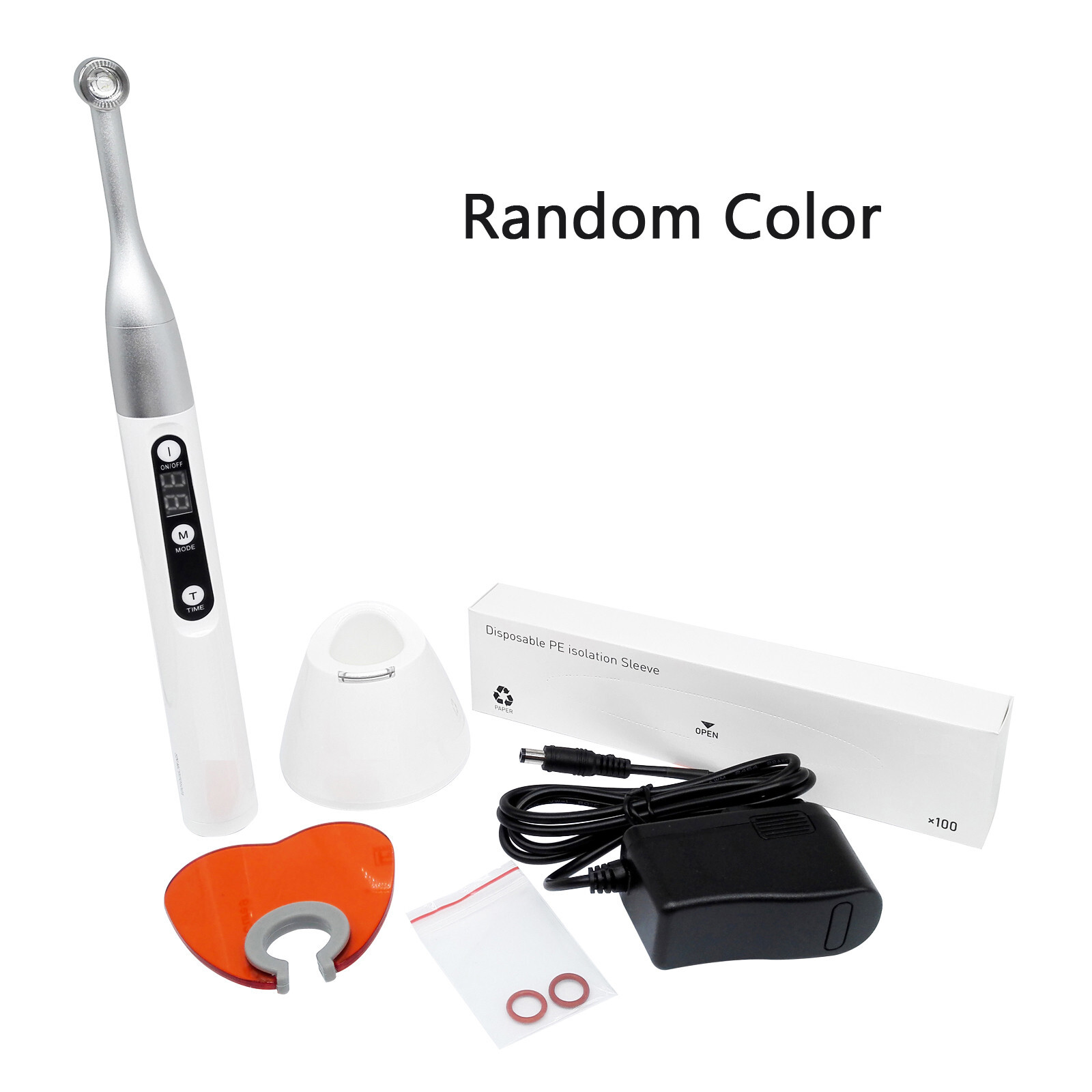 Dental Wireless LED Curing Light Lamp Broad-spectrum 1 Second Curing 2500mw/cm²