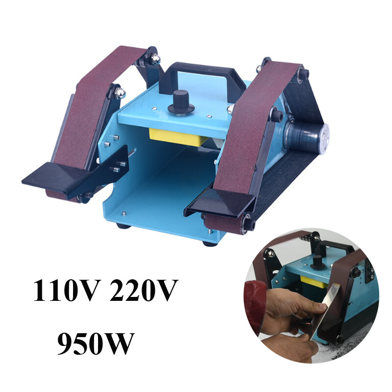 Mini Electric Belt Sander Grinder Polishing DIY Grinding Home Sharpener Machine