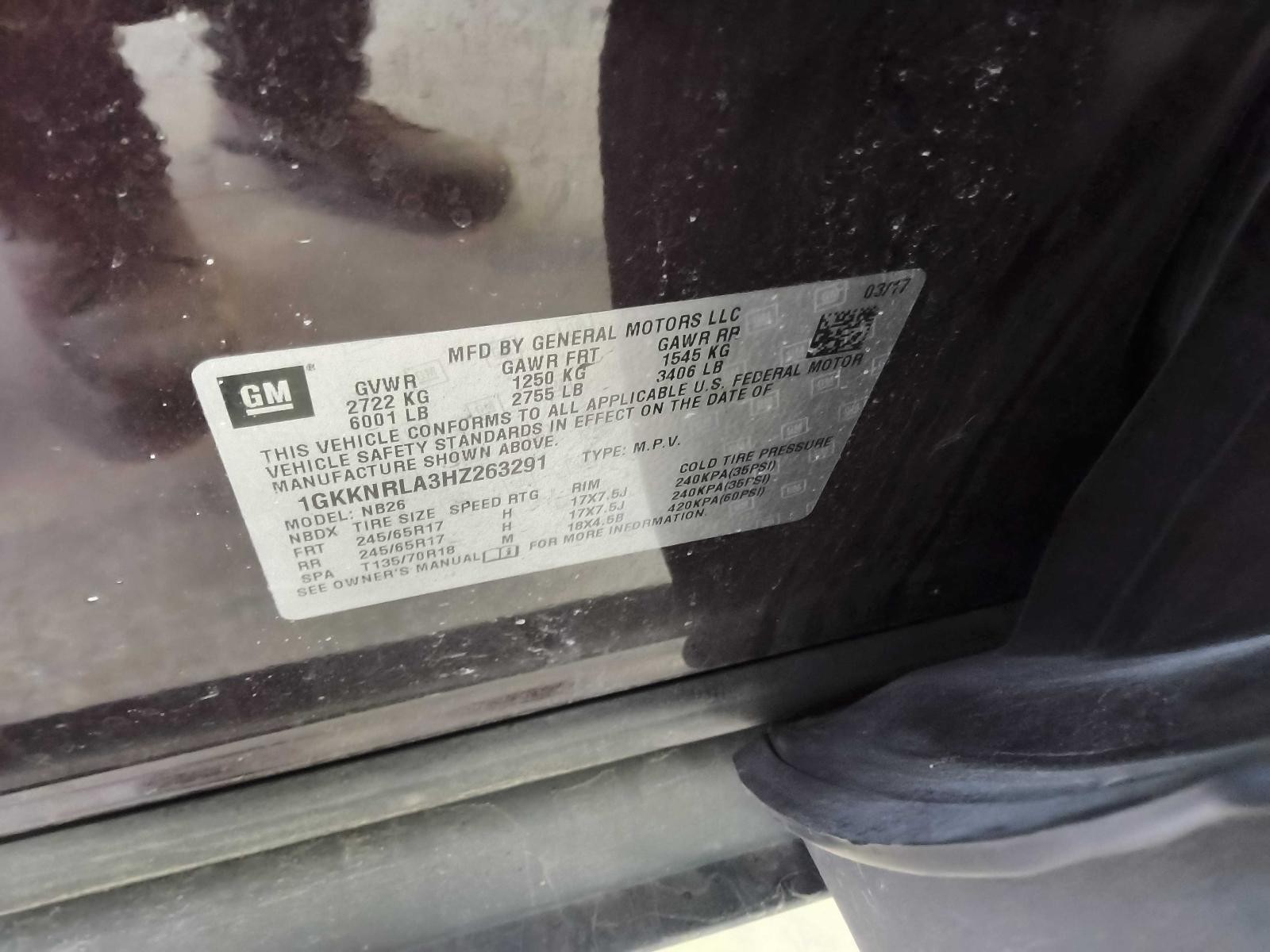 Used Battery Tray fits: 2017 Gmc Acadia Grade A