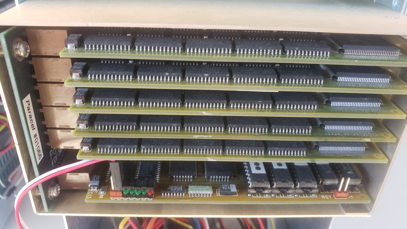 Rare Paracel LX TRW Fast Data Finder Parallel Array Supercomputer Enclosure Pair