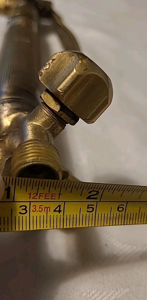Vintage Cutting Torch Head and Tip Cutting Tool Attachment #442C